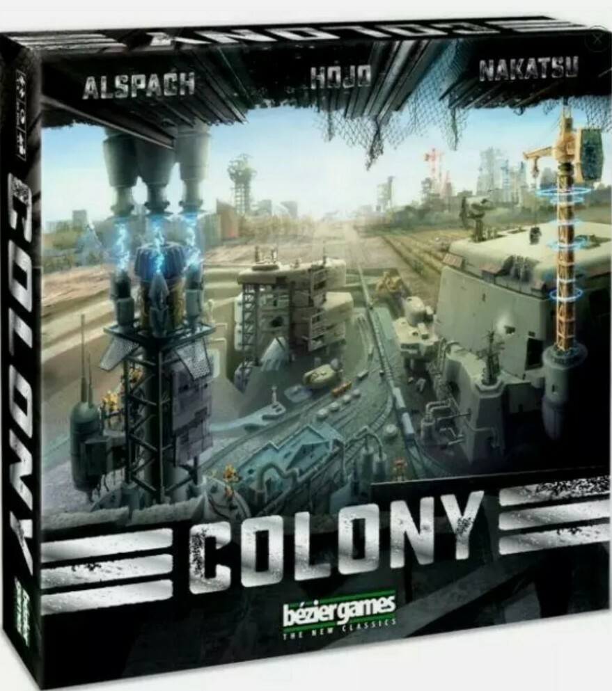 New Bezier Games – COLONY Board Game – FACTORY SEALED –