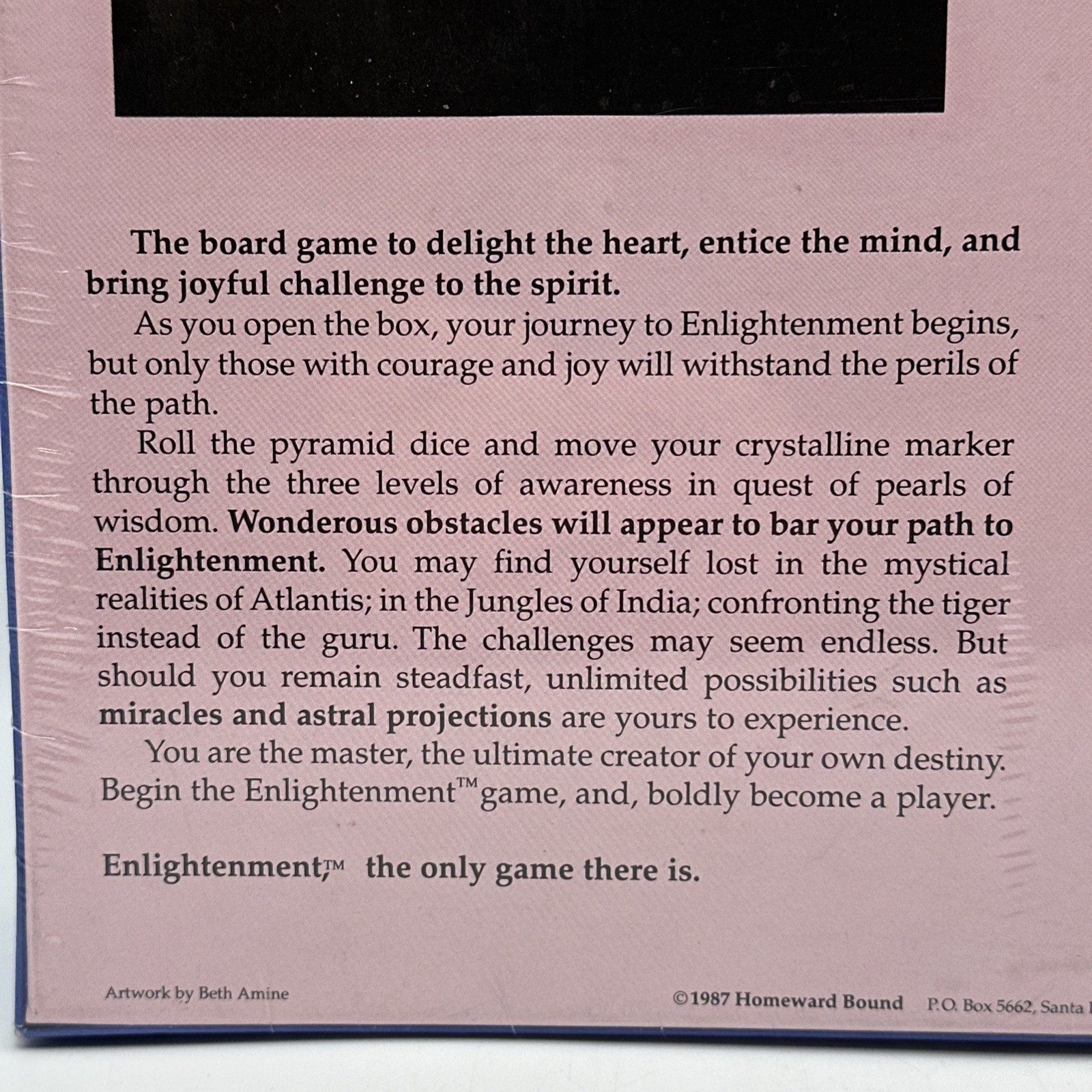 Enlightenment Board Game 1987 “The Only Game There Is” Vintage BRAND NEW SEALED