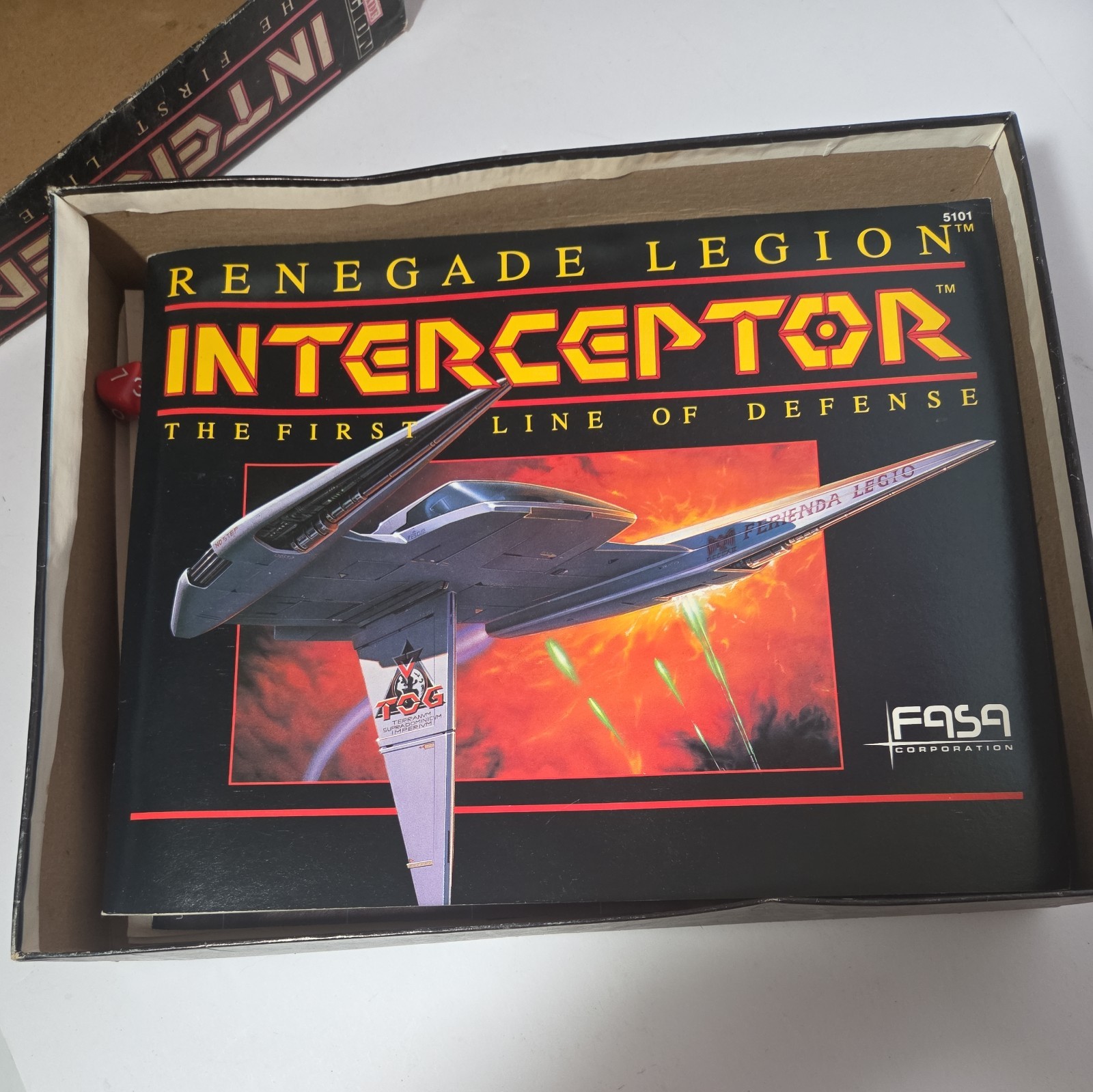 Renegade Legion Interceptor: The First Line of Defense Board Game FASA 1987