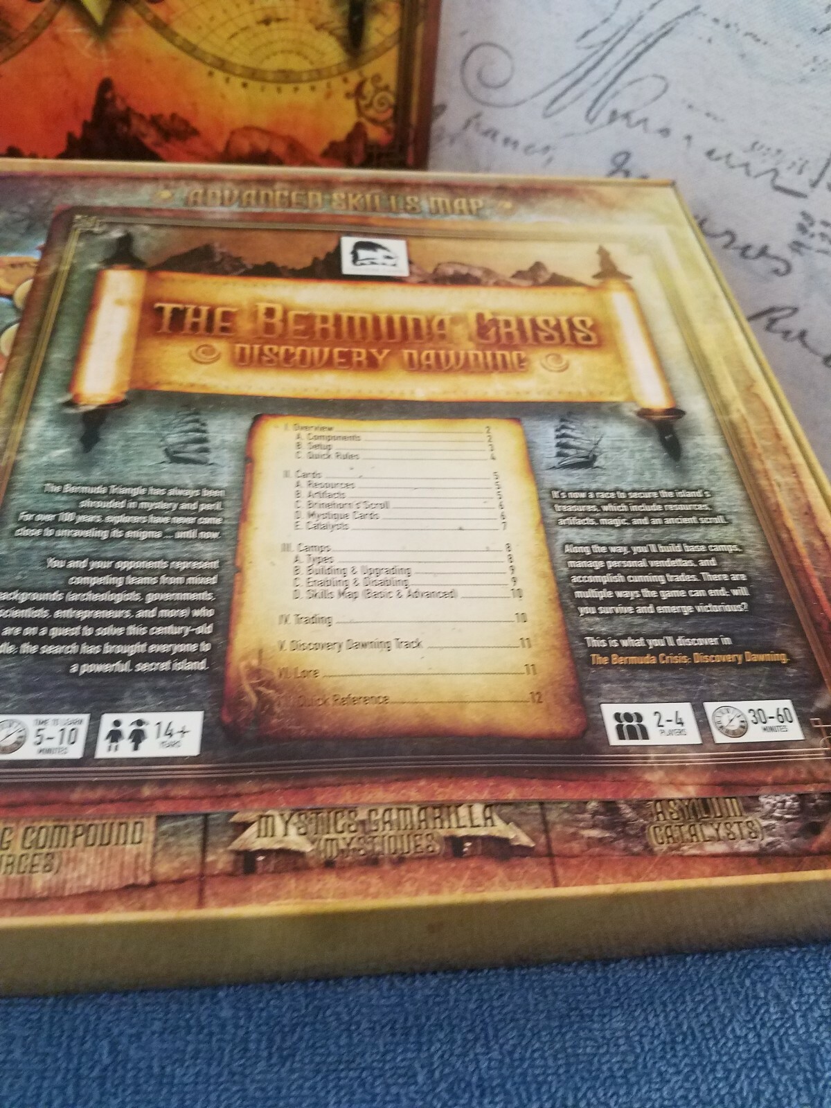 The Bermuda Crisis Discovery Dawning Lysander Games Boardgame COMPLETE