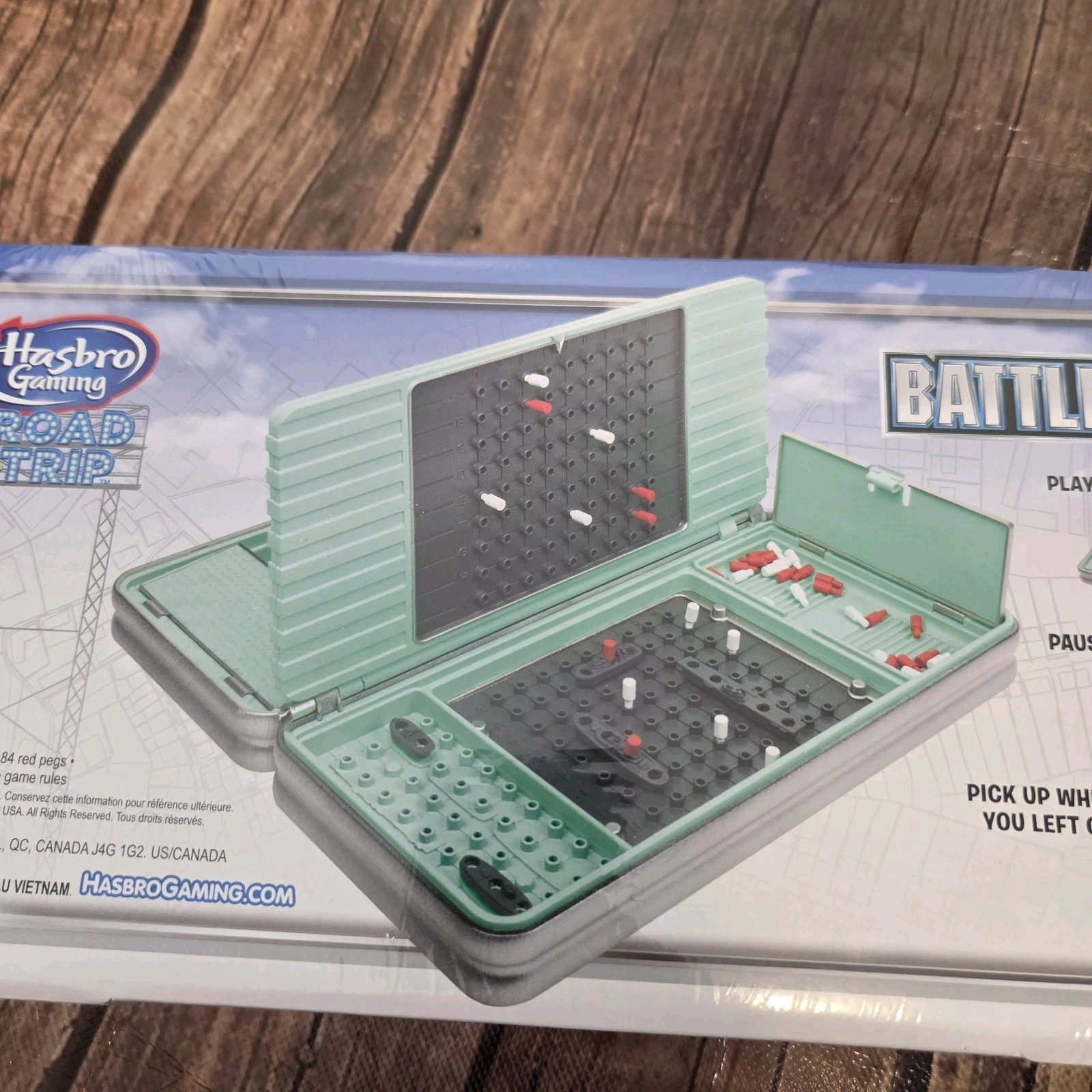 Hasbro Gaming Road Trip Series Battleship – E3280 Portable Metal Case 2 Players