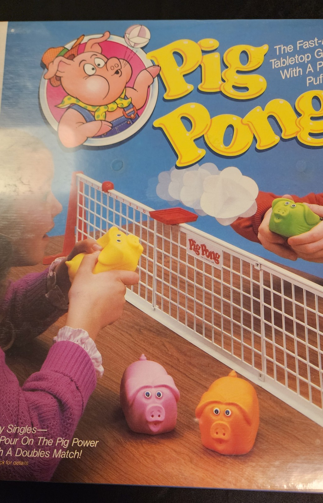 Vintage 1986 Milton Bradley PIG PONG Tabletop Game NEW IN BOX SEALED