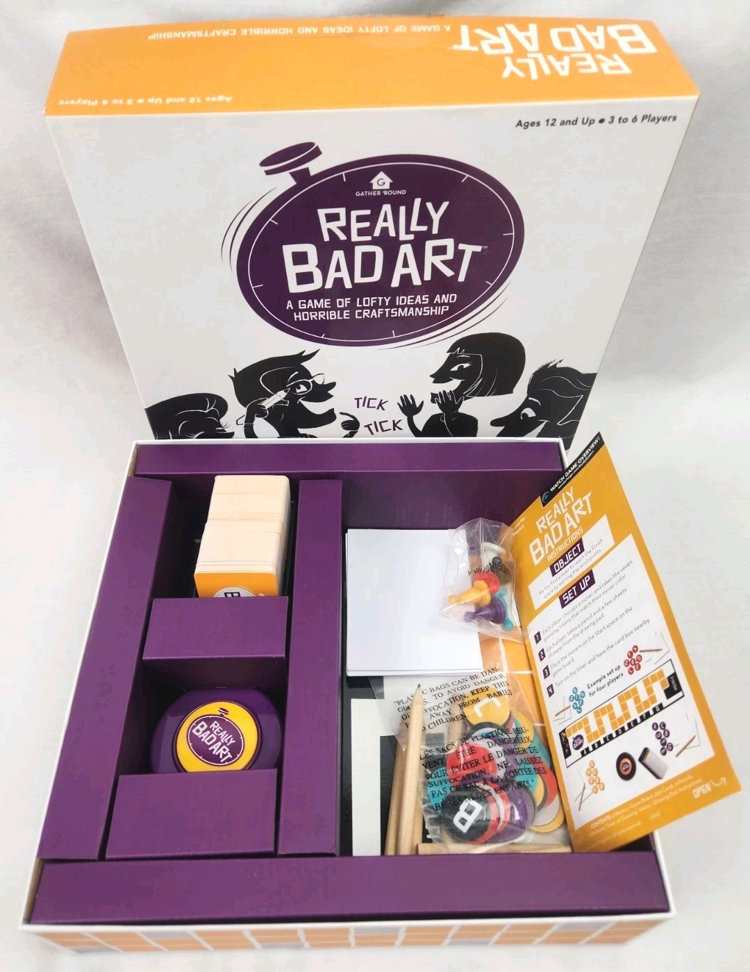 Really Bad Art A Board Game of Lofty Ideas and Horrible Craftsmanship Complete