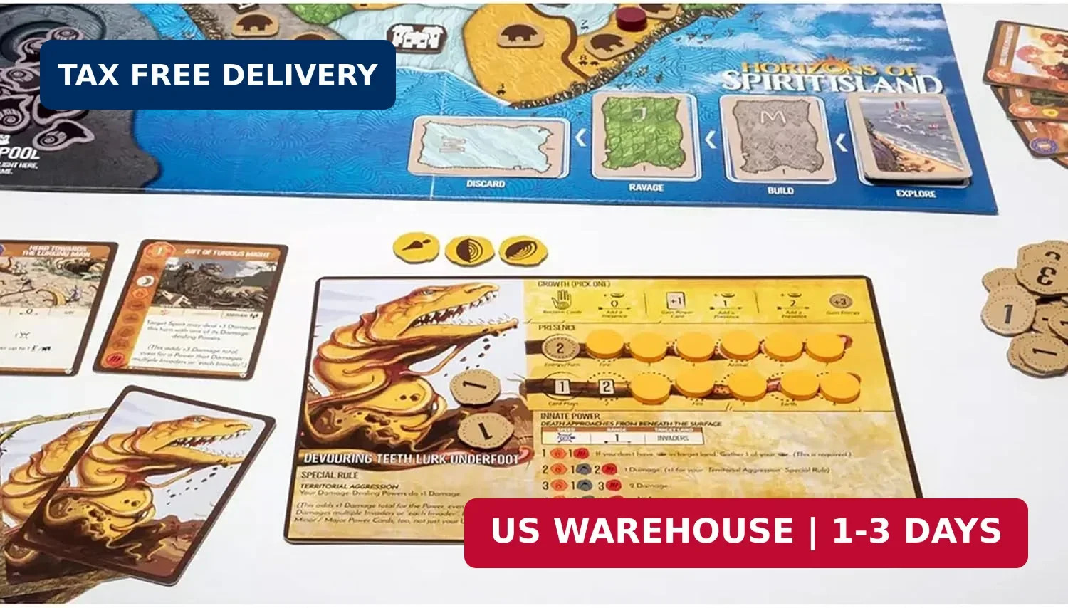 Greater Than Games | Horizons of Spirit Island | Cooperative Strategy Board Game