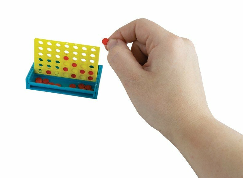 World’s Smallest CONNECT 4 Checkers Board Game Toy Doll House Miniature