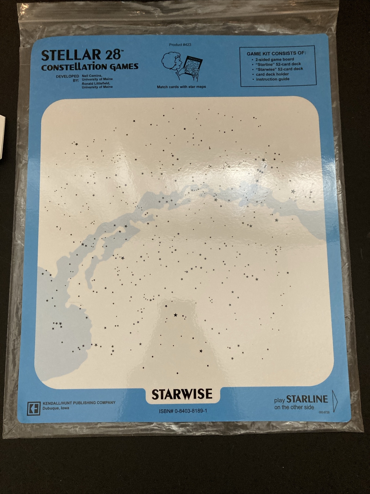 Stellar 28 Constellation Games (Starwise, Vintage, Space Card Game, Kendall Hunt