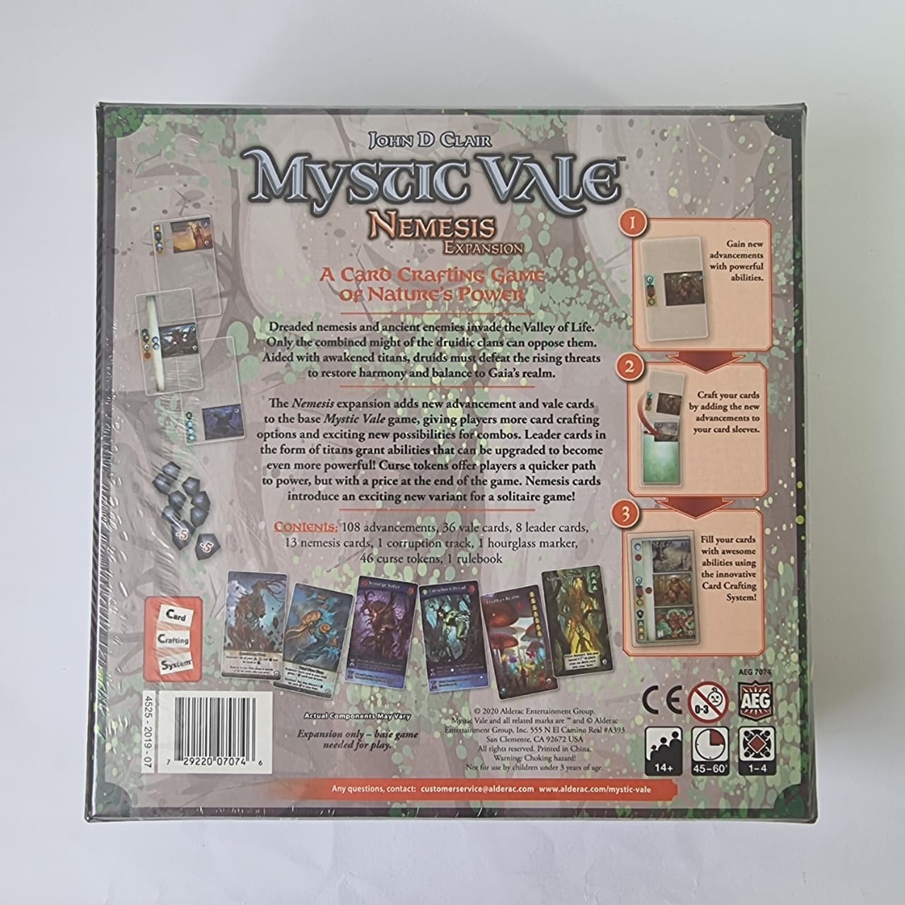 Mystic Vale Nemesis Expansion Card Crafting Board Games AEG Alderac New Sealed