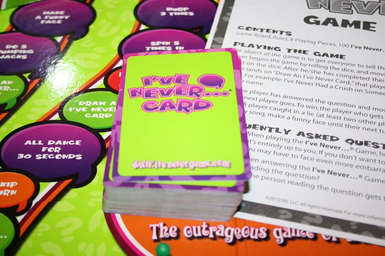 I’ve Never…The Outrageous Game of Truth – Sleepover or Party Game! – INI 2003