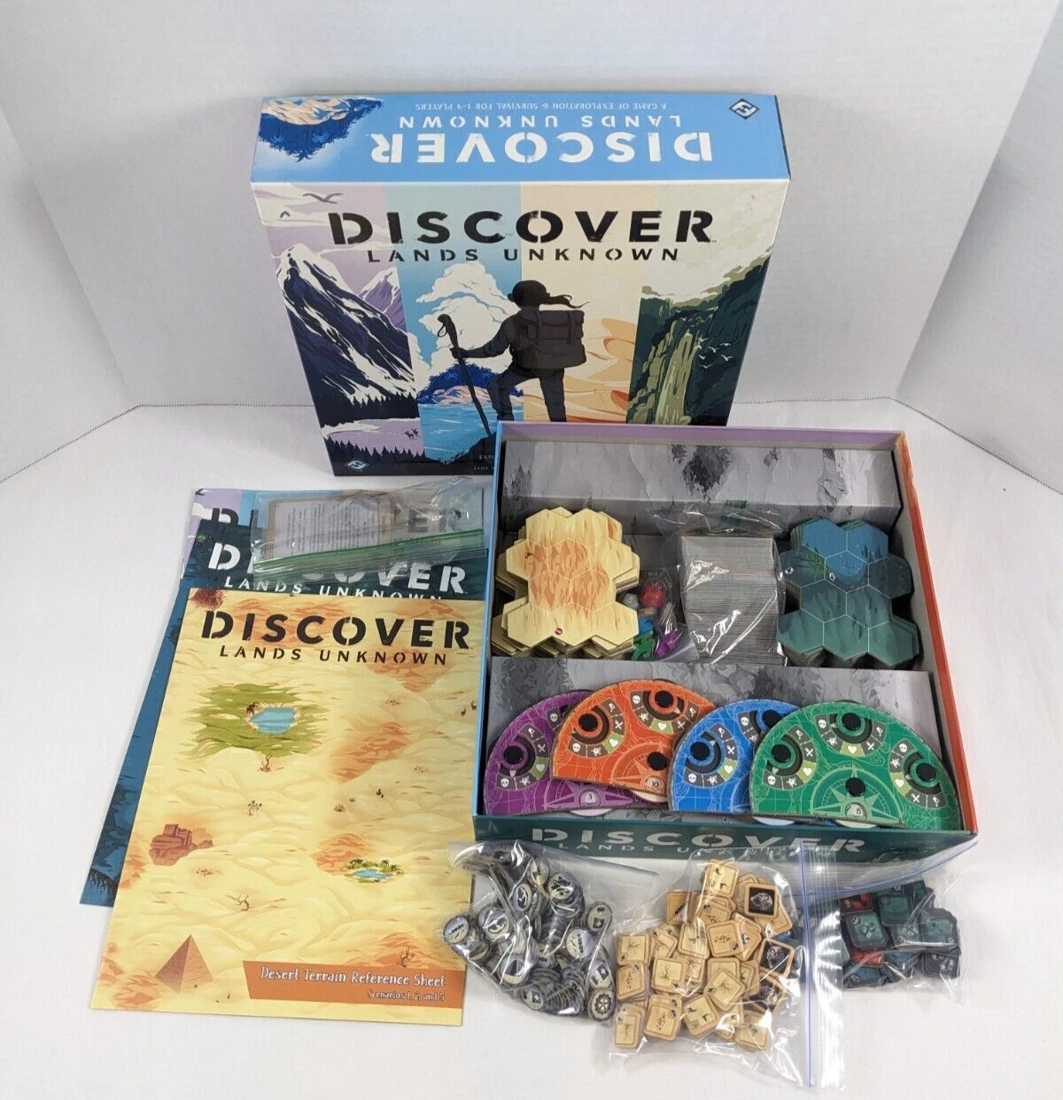 Discover: Lands Unknown – Survival Adventure Board Game | Complete & Excellent C
