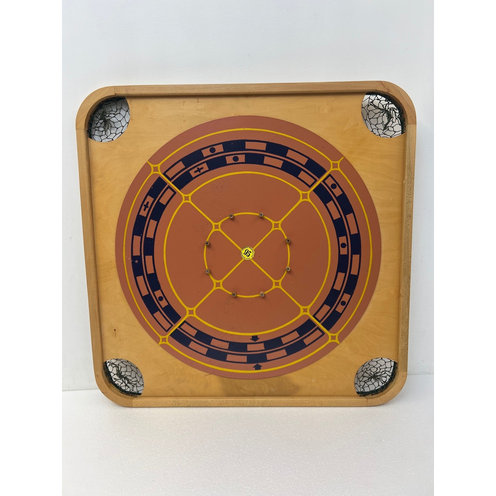 Carrom Industries Model 95 Vintage Double Sided Wooden Game Board Wood Wall Art
