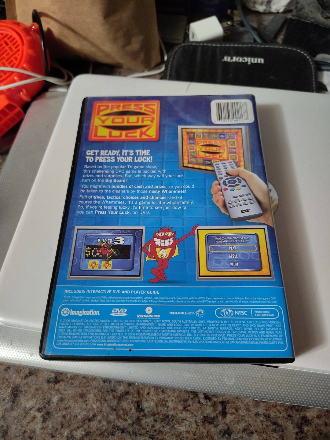 Press Your Luck The Interactive DVD Game by Imagination No Whammies! Ships Free