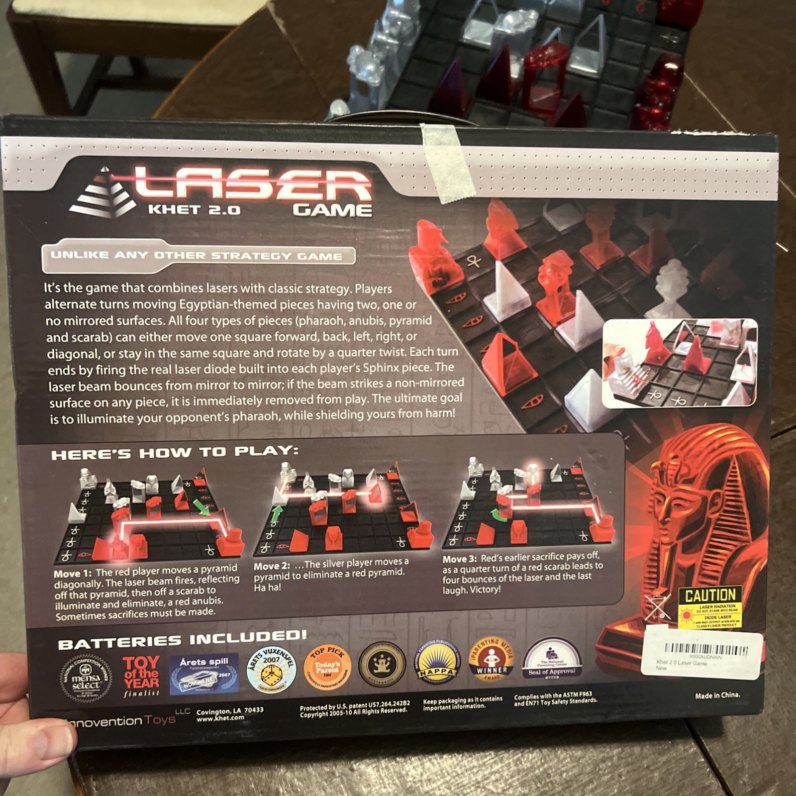 KHET 2.0 Laser Game Mensa Select Strategy Game Innovention Toys NIB