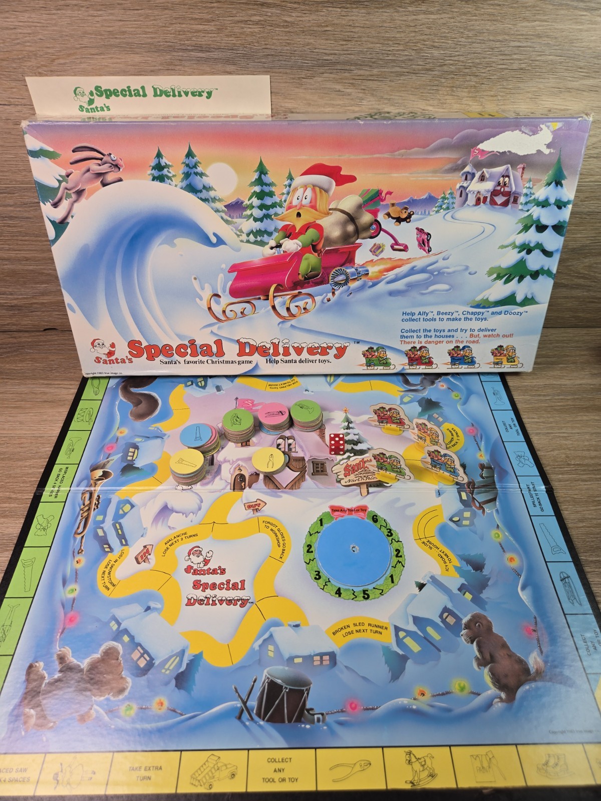 *RARE* Vintage 1983 Santa’s Special Delivery Board Game True Image 99% Complete