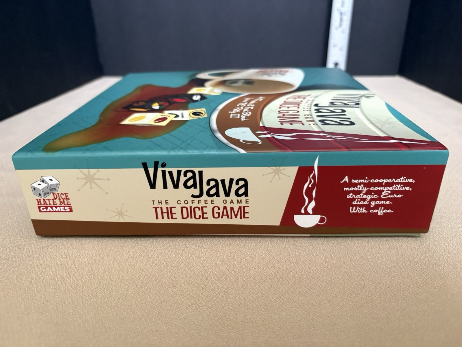 Viva Java Board Game The Coffee Game 2017 Dice Hate Open Box Never Played