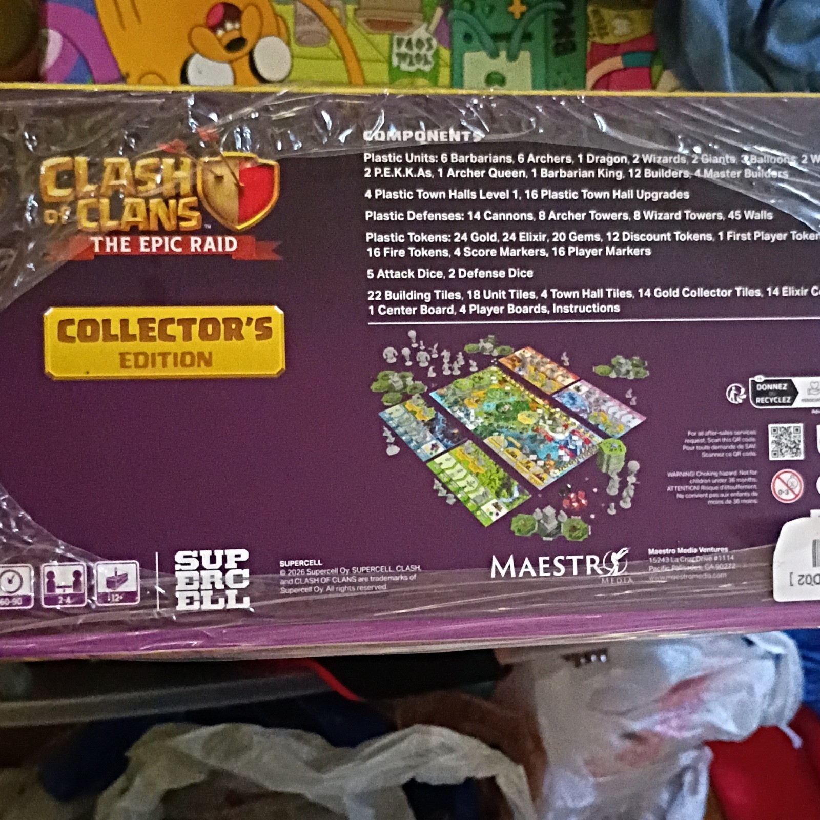 Maestro Clash of Clans: The Epic Raid Collector’s Edition Board Game 2+ 12+