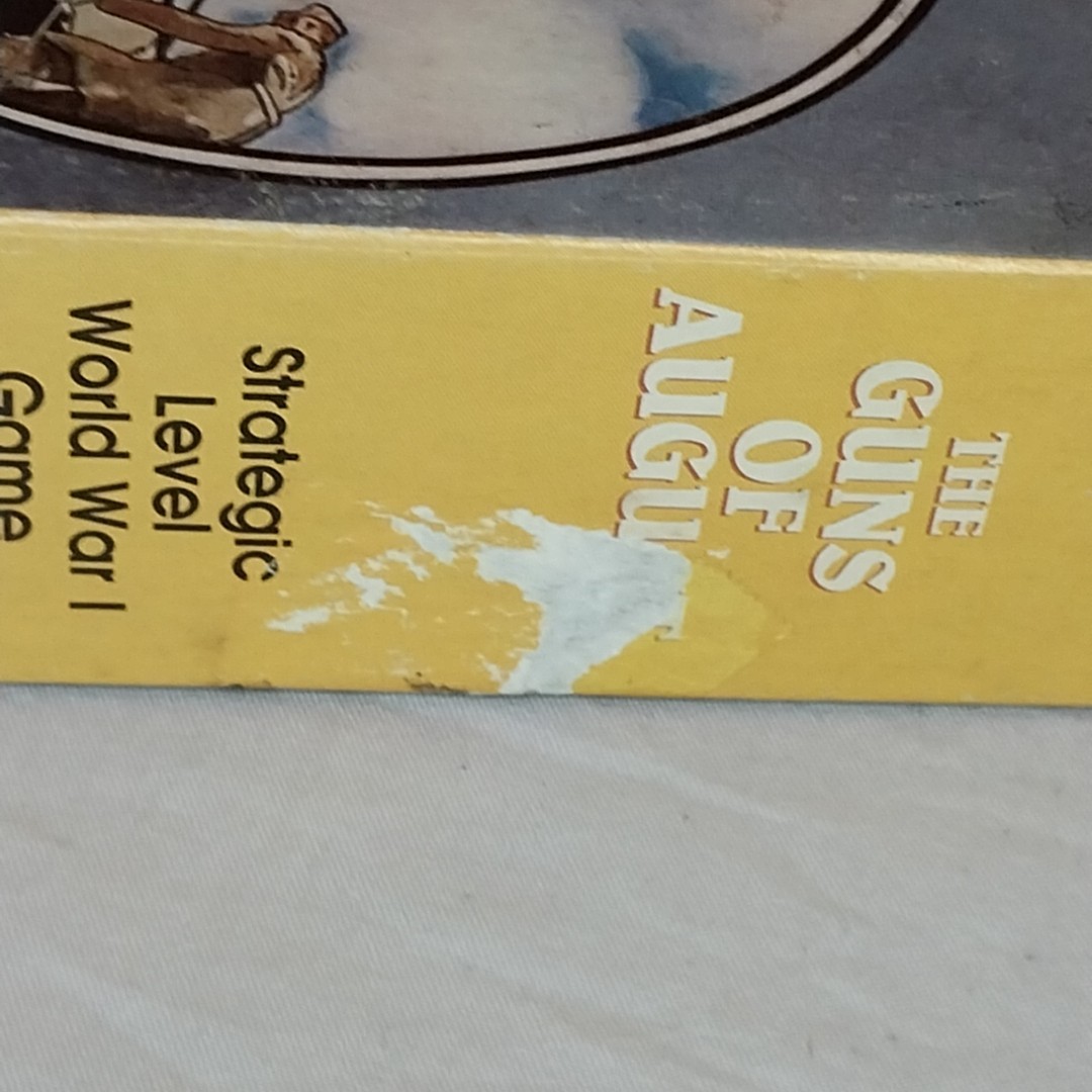 The Guns Of August Avalon Hill Game Company WWI Strategy Board Game 1981