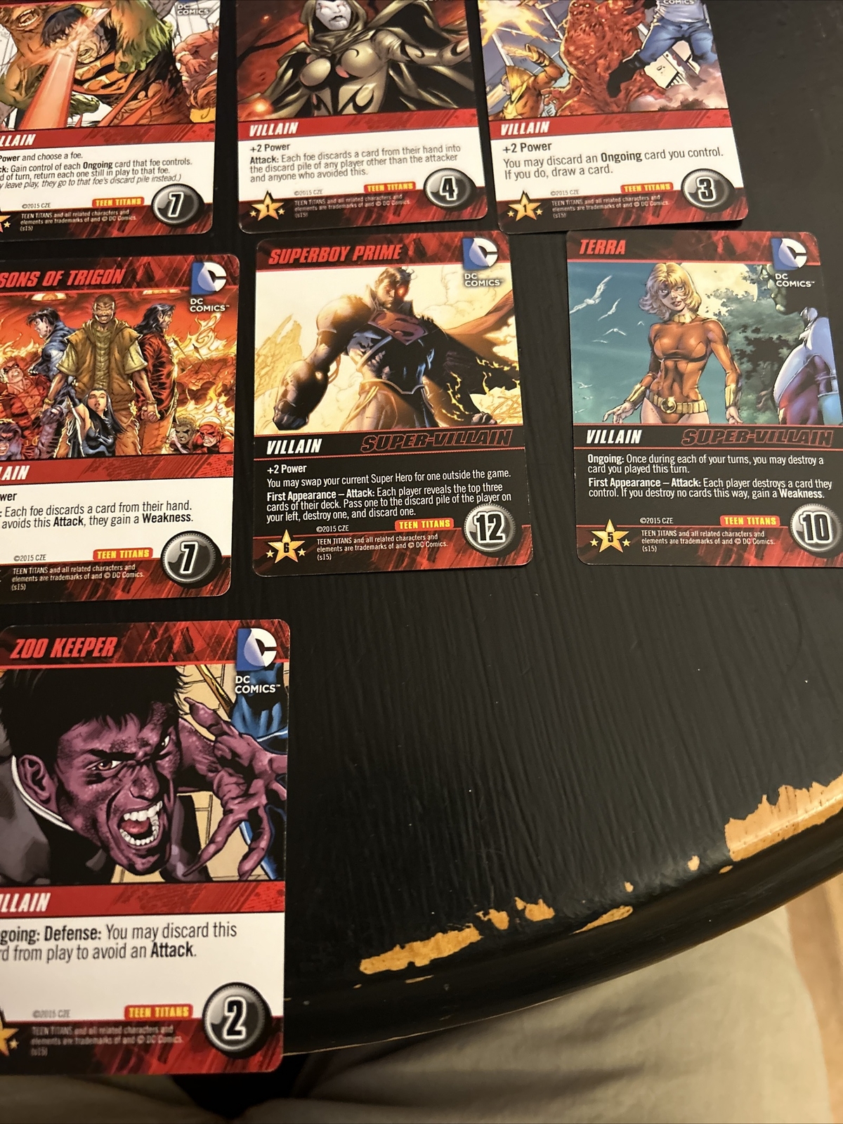 2015 DC Comics Teen Titans Deck Game Villain Card Lot Of 27 Different Cards!