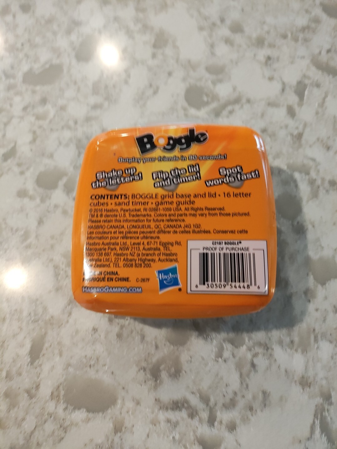 Hasbro Boggle Classic Game Sealed NEW