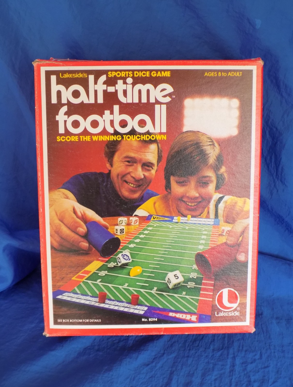 Lakeside’s HALF TIME FOOTBALL Sports Dice Game Vintage 1979