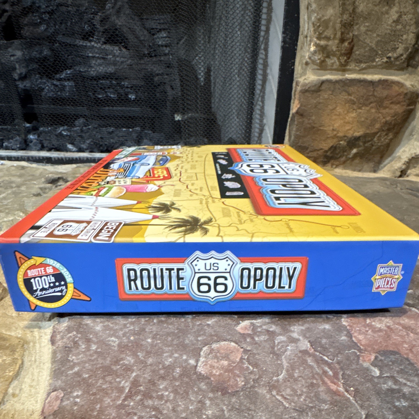 MasterPieces Route 66-Opoly Collector’s Edition 100th Anniversary Board Game 8+
