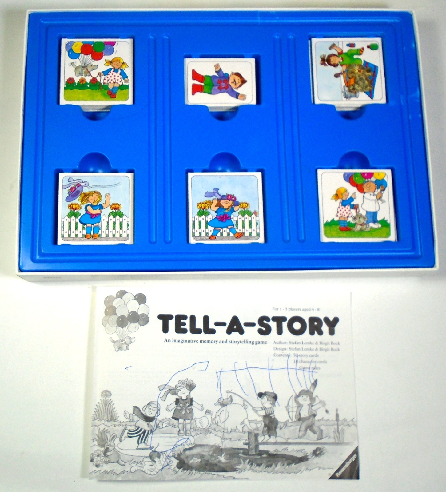 1989 Ravensburger TELL-A-STORY Imaginative Memory & Storytelling Game – Ages 4-8