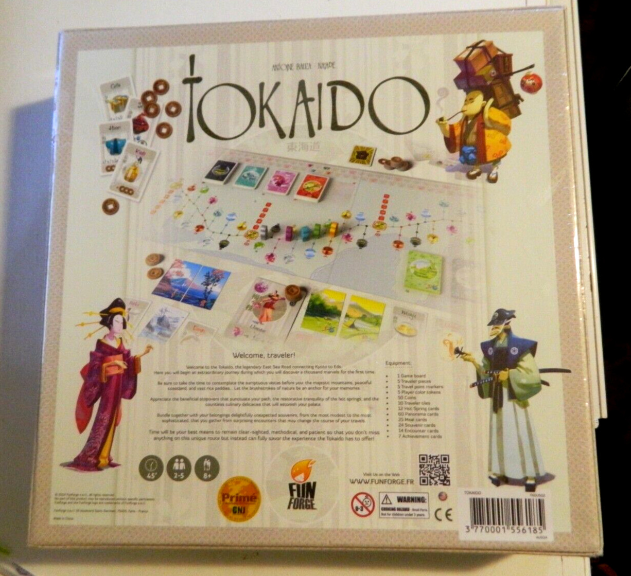 Tokaido Board Game By Fun Forge Brand New 2014. Sealed