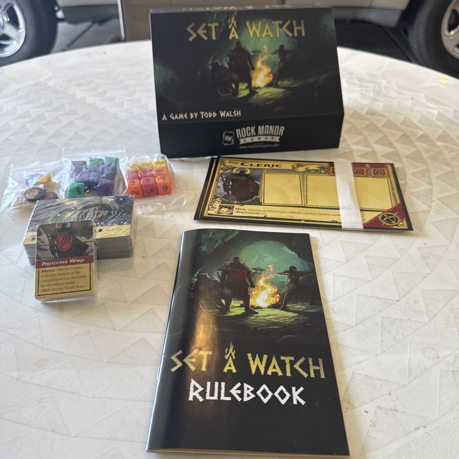 Set A Watch RPG Adventure Game Todd Walsh Rock Manor Games Tabletop Tycoon NEW