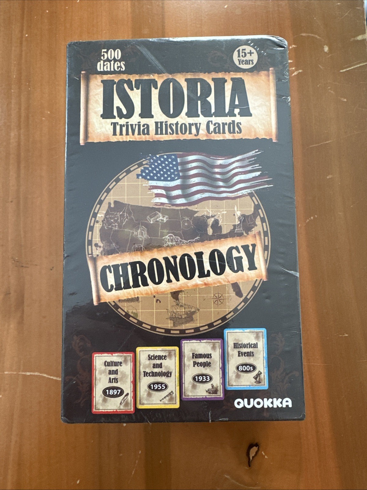 Quokka Istoria Trivia History Card Game 500 Dates Chronology New Sealed