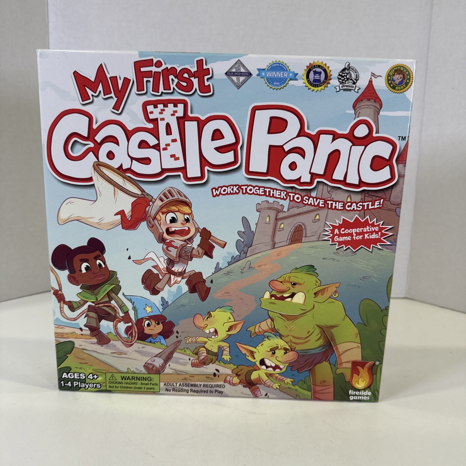 My First Castle Panic Cooperative Board Game By Fireside Games 4+ COMPLETE EUC
