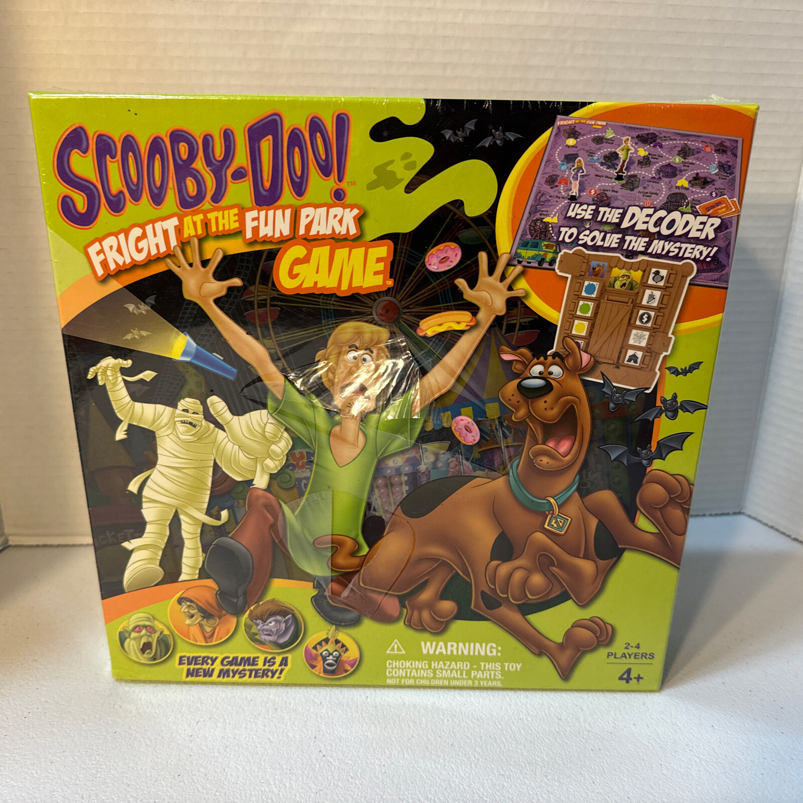 Scooby Doo Fright at the Fun Park Board Game New Sealed Buffalo Games