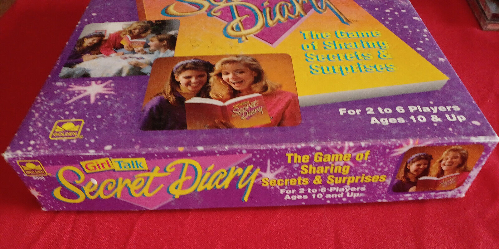 Girl Talk Secret Diary Board Game (Missing 2 Pencils, 15 Cards and 2 Pads)