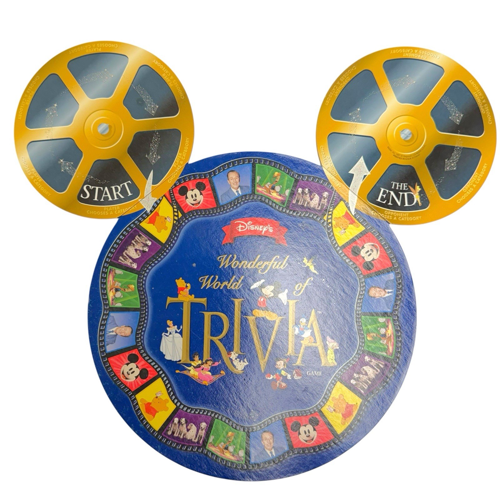 Vintage 1997 Disney “The Wonderful World of Disney Trivia Game” Board Game w/Box