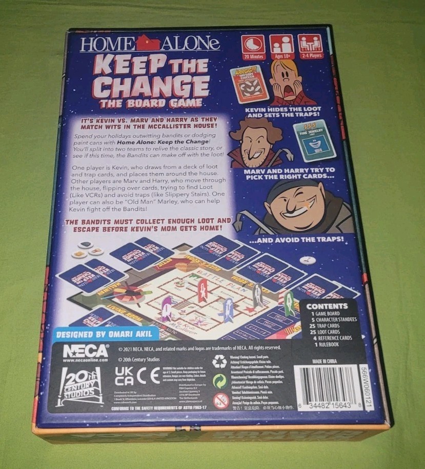 Home Alone Filthy Animal Keep The Change Christmas Holiday Family Board Game Lot