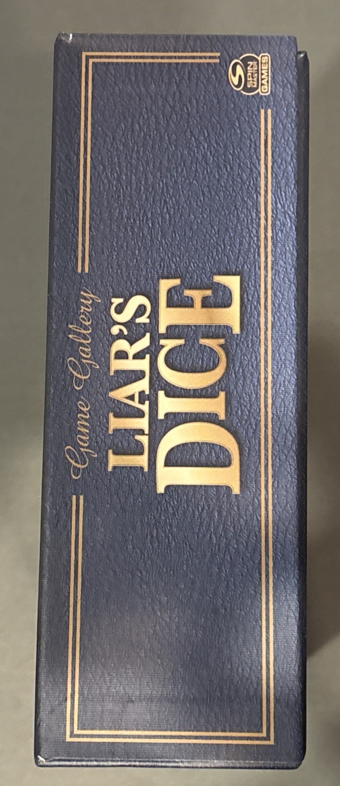New Game Gallery Liar’s Dice Classic Game 2-4 Players Ages 8+ (4 Cups + 20 Dice)