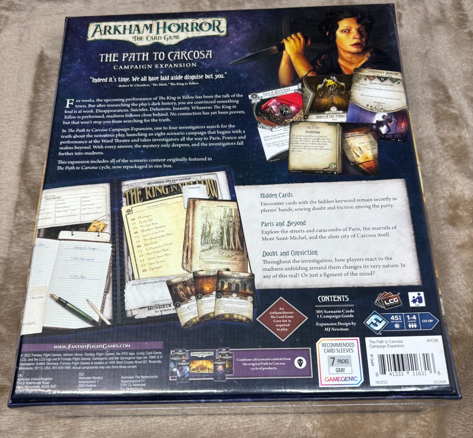 Arkham Horror LCG Path to Carcosa Campaign & Investigator Expansion Bundle New