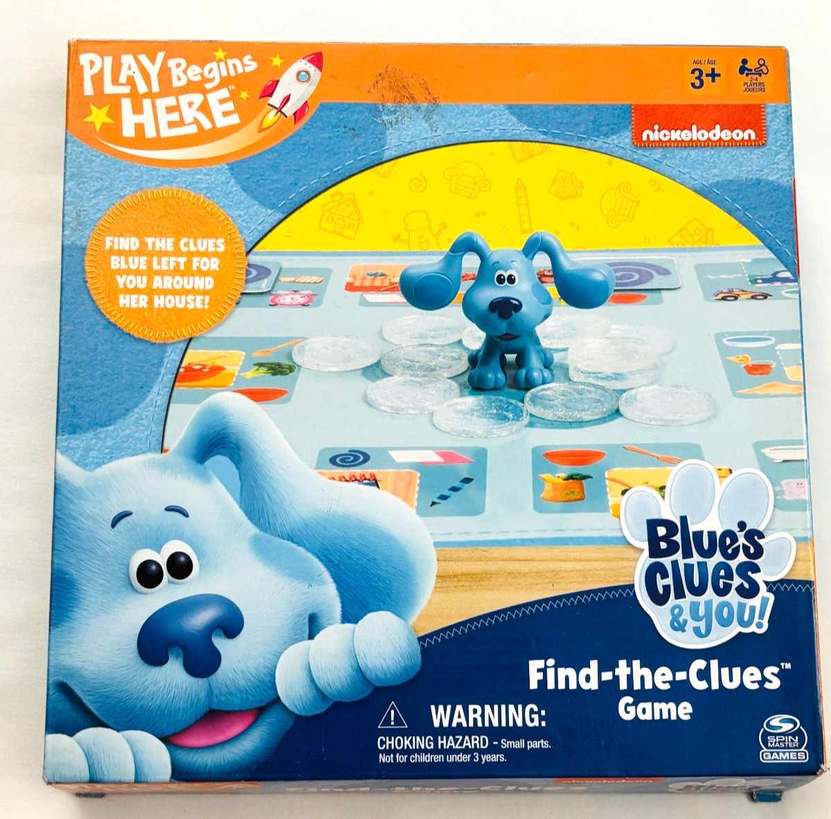 Blue’s Clues & You Find the Clues Game Ages 3 and Up 2-4 Players by Spin Master