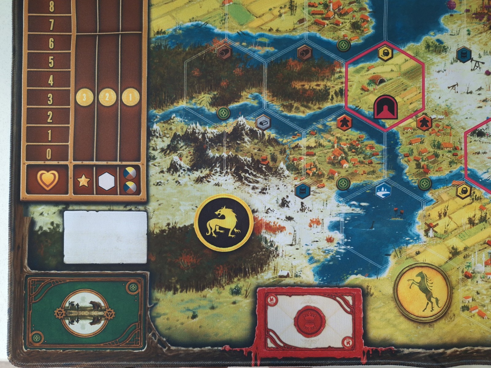 Official Scythe Neoprene Playmat 36″ x 28″ Board Game Mat – Stonemaier Games…