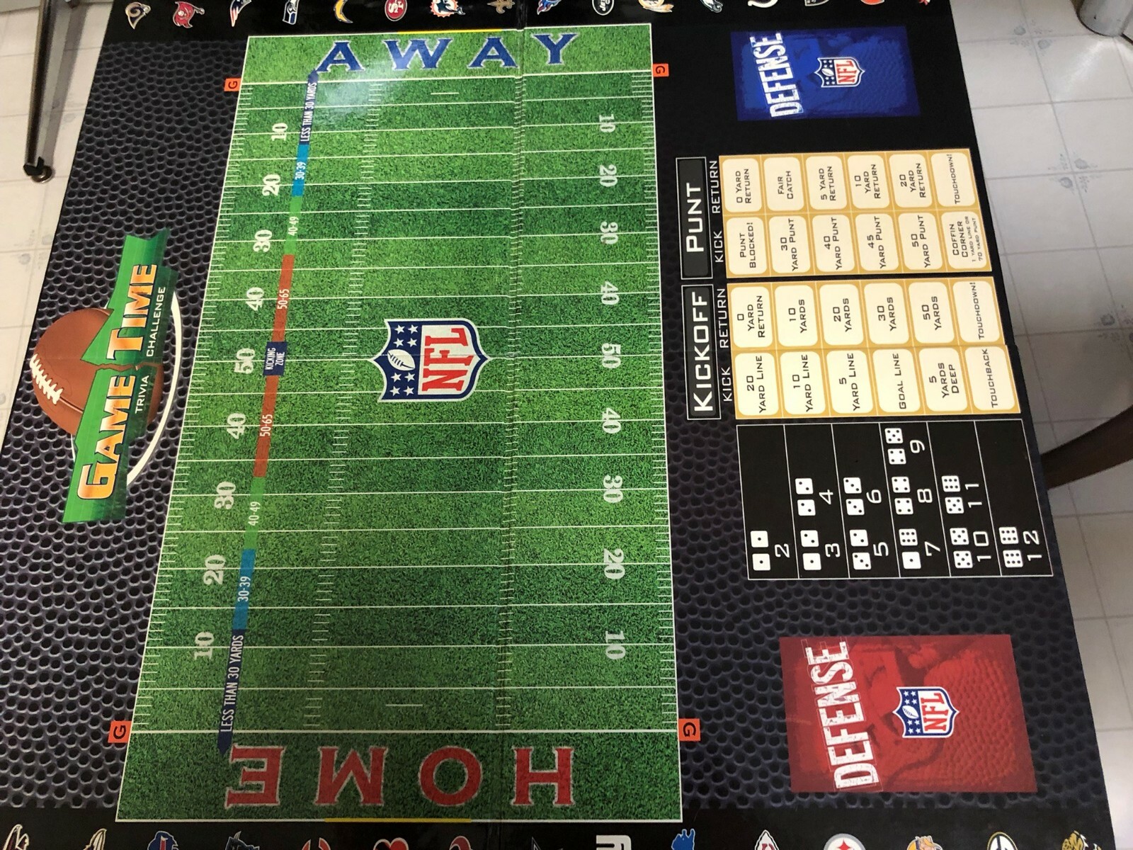 Excalibur Electronics NFL Game Time Trivia Challenge Vintage Game 100% COMPLETE