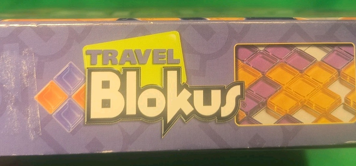 Travel Blokus for 2 Players COMPLETE 2005 Storage Trays Travel To Go Strategy