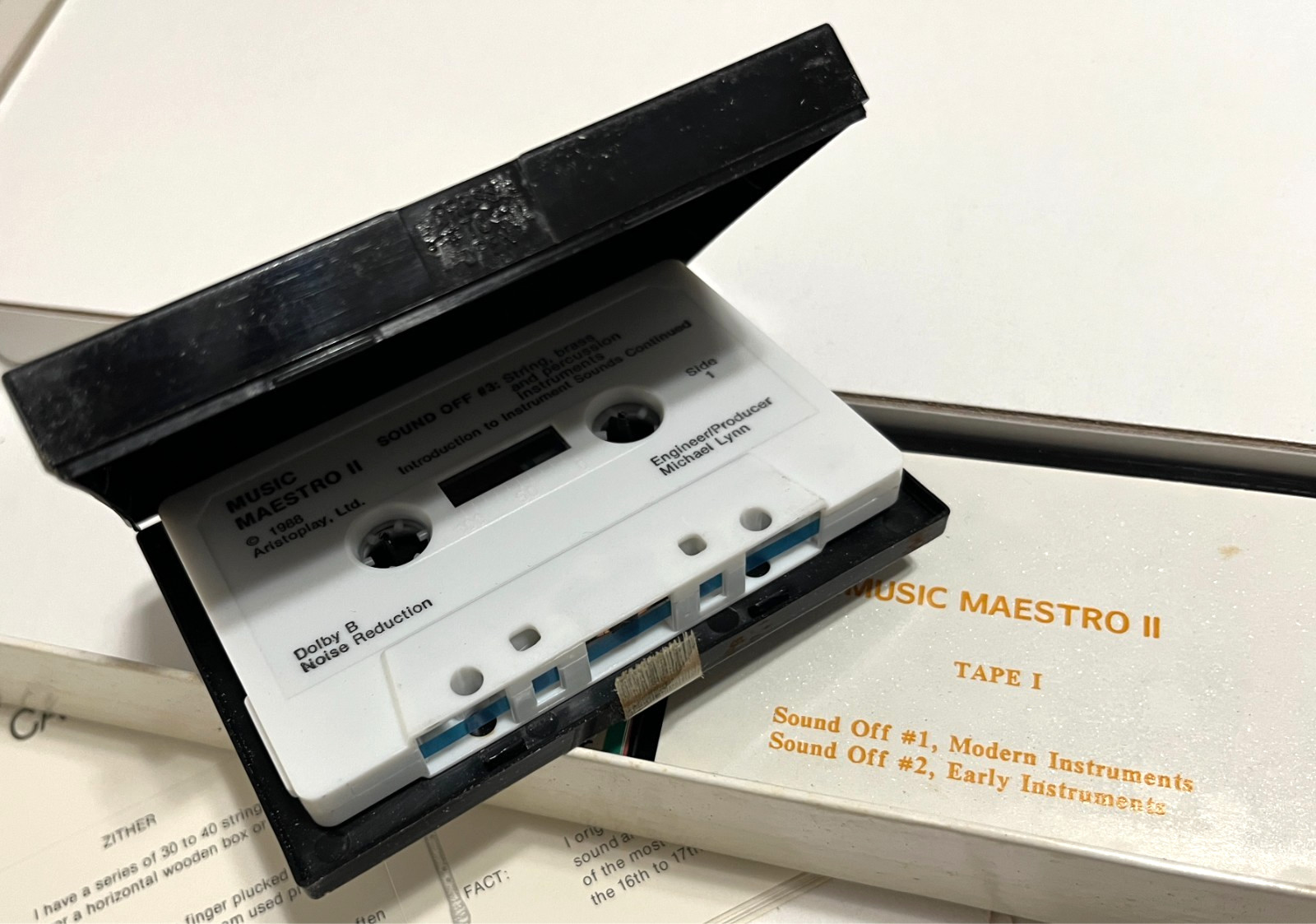 MUSIC MAESTRO II Board Game of Musical Instruments 1988 Aristoplay Complete