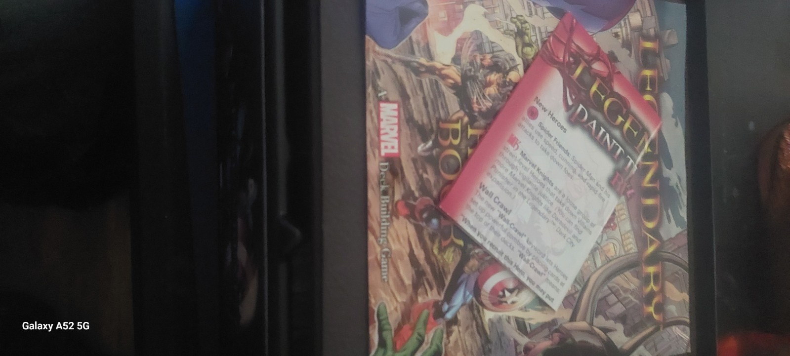 Marvel Legendary card game first edition with paint the town red expansion