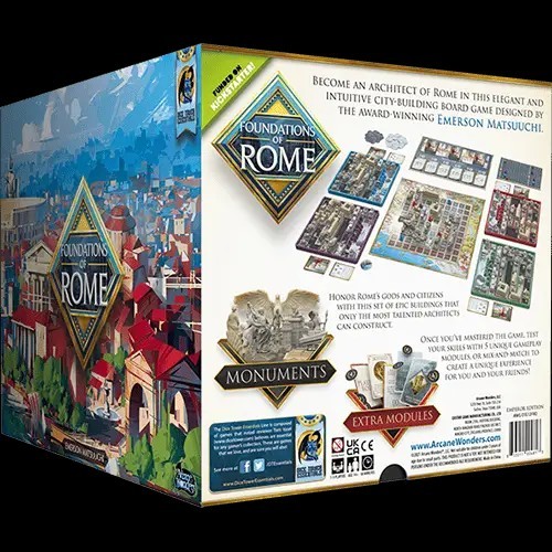 NEW Foundations Of Rome Maximus Sundrop+First Player Statue+Upgraded Marker