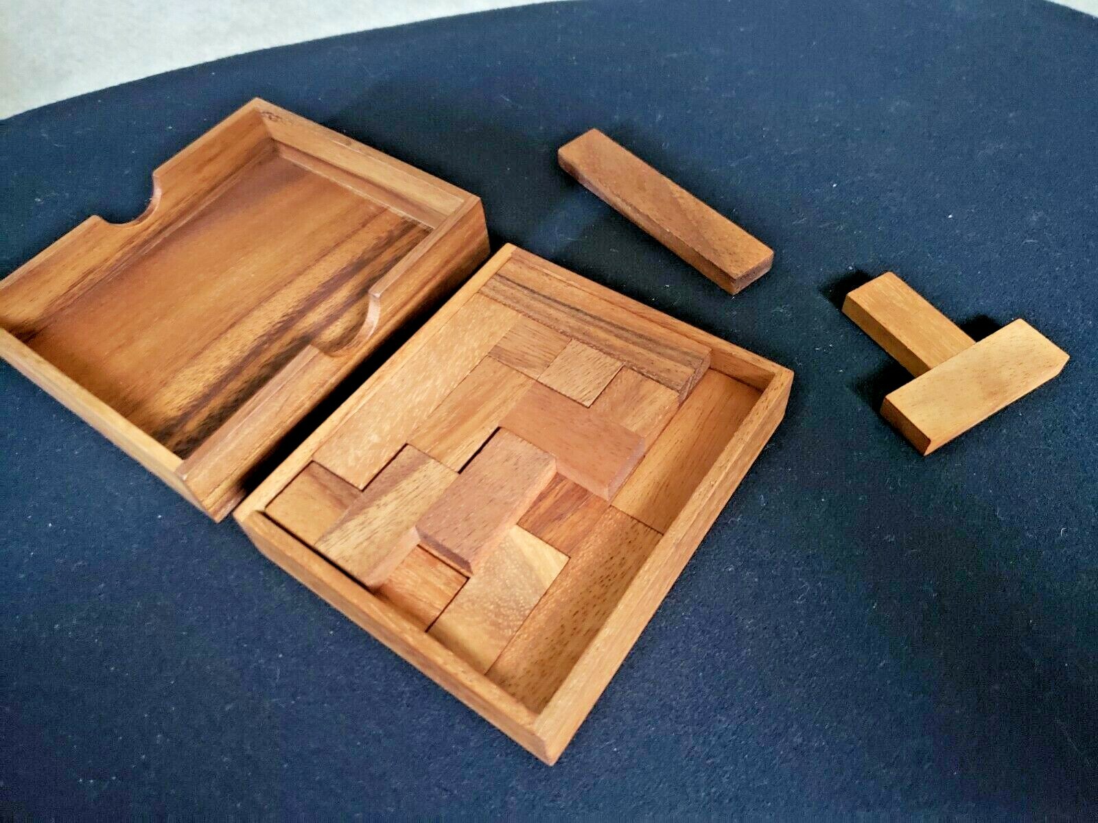 Two Level Puzzle, made with Exotic Monkey Pod Wood from Thailand
