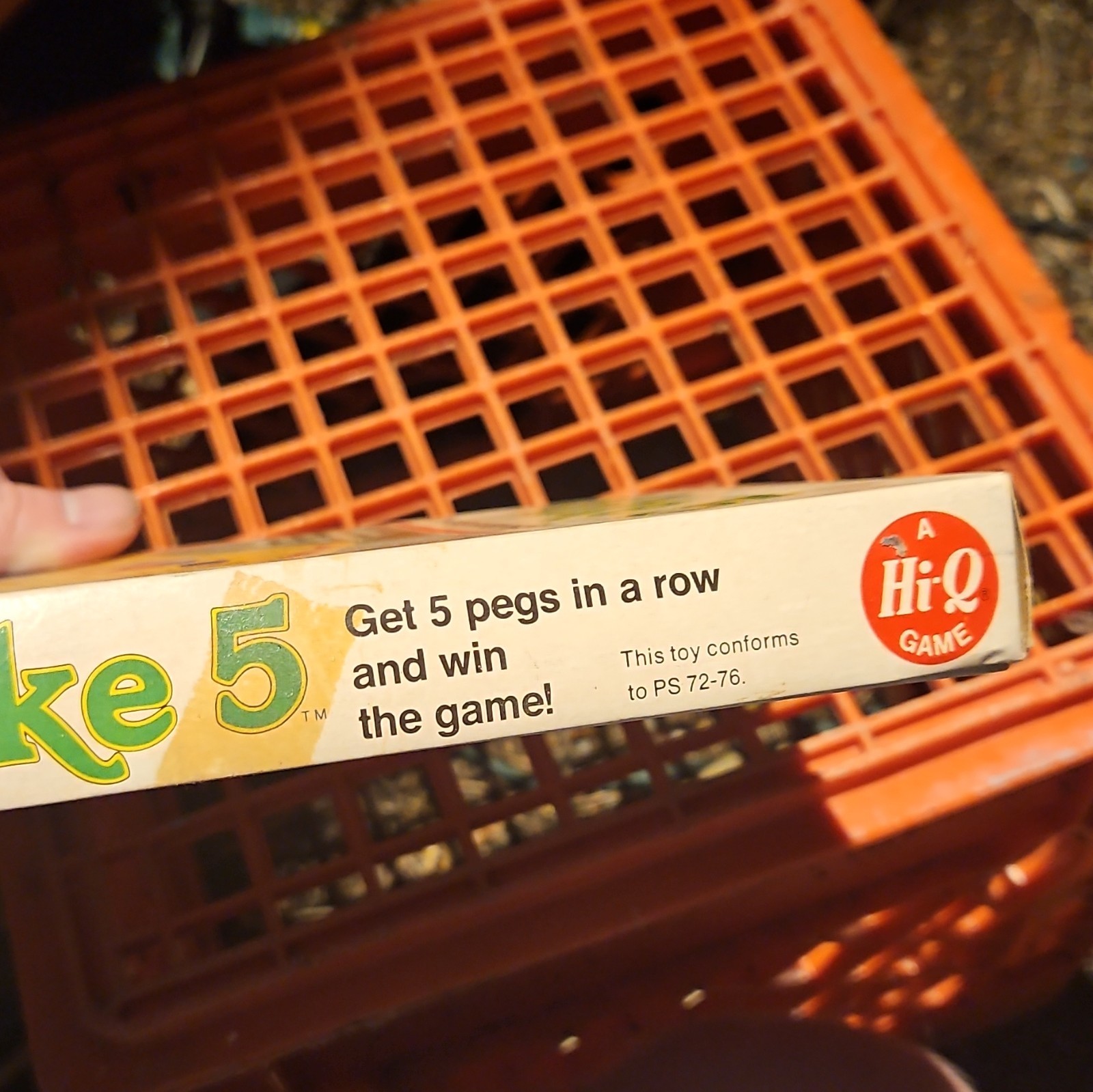 Gabriel Take 5 Hi-Q Travel Strategy Peg Game, 2+ Players, Ages 5+