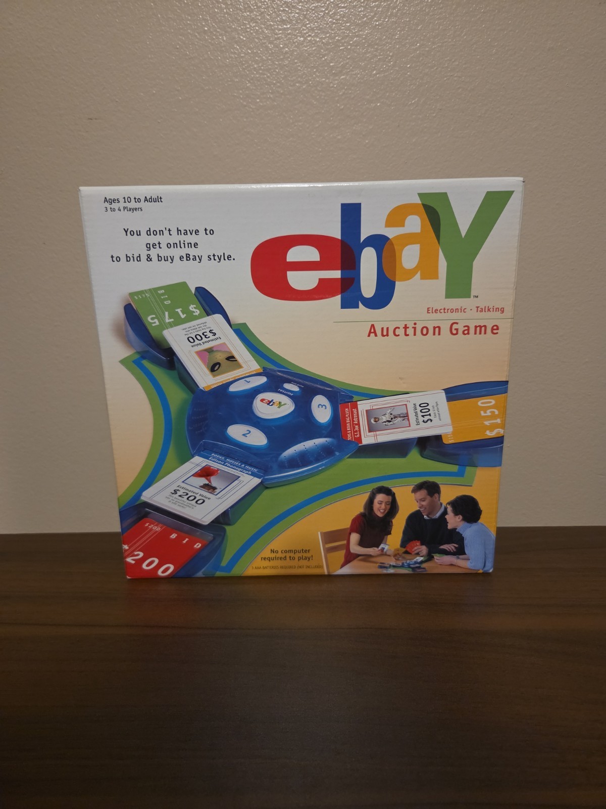 Vintage Parker Brothers Ebay Auction Board Game 2001 Brand New Sealed