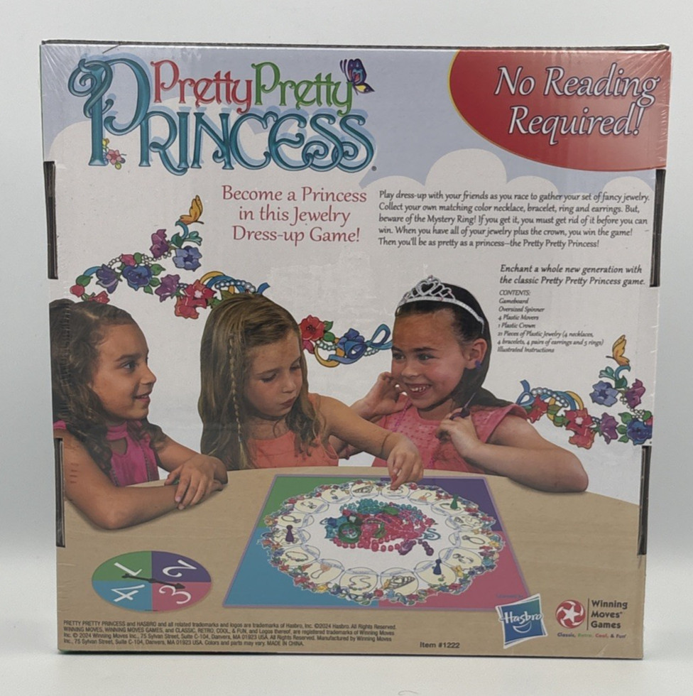 PRETTY PRETTY PRINCESS GAME Jewelry Board Game 1990’s Classic NEW FACTORY SEALED