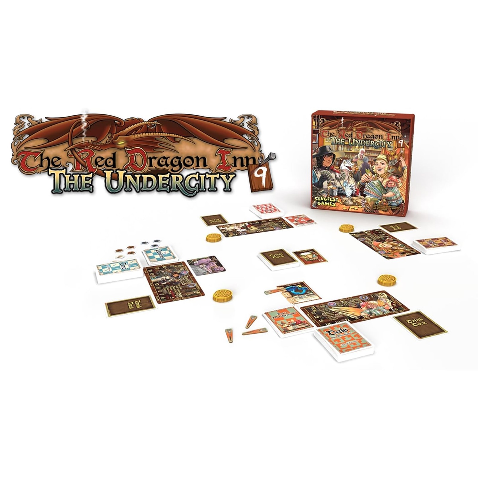 Red Dragon Inn 9 The Undercity Board Game With 5 New Characters And Boss Battle
