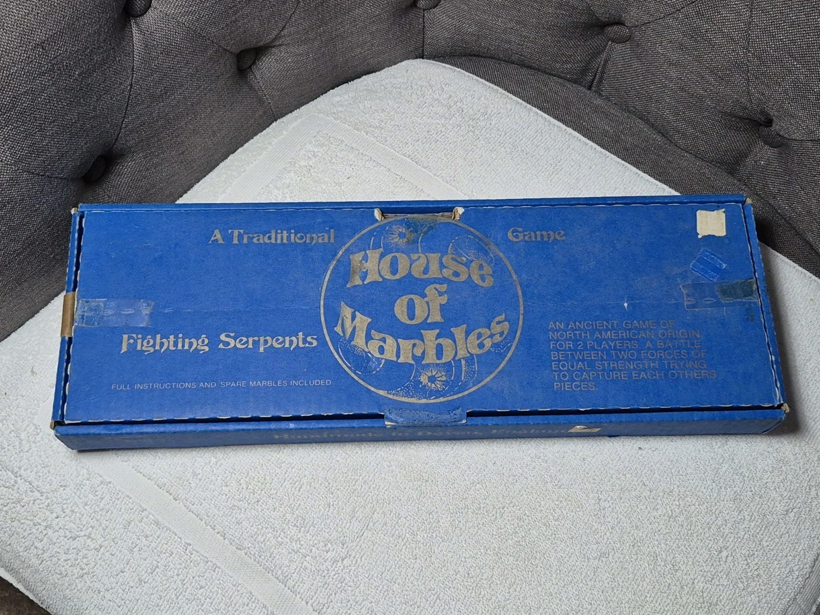 RARE House of Marbles – Devon England- Fighting Serpents Marple Wood Game