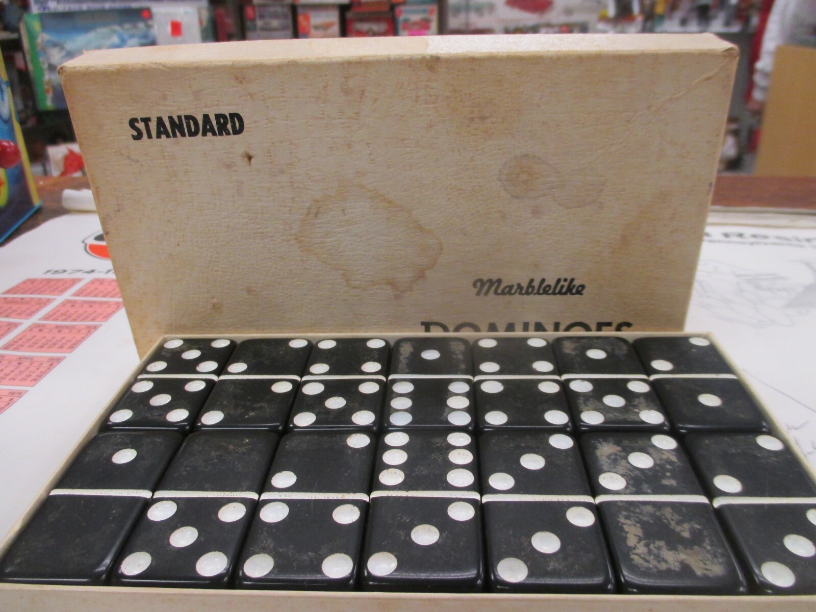 Puremco Standard Ivory Marblelike Dominoes