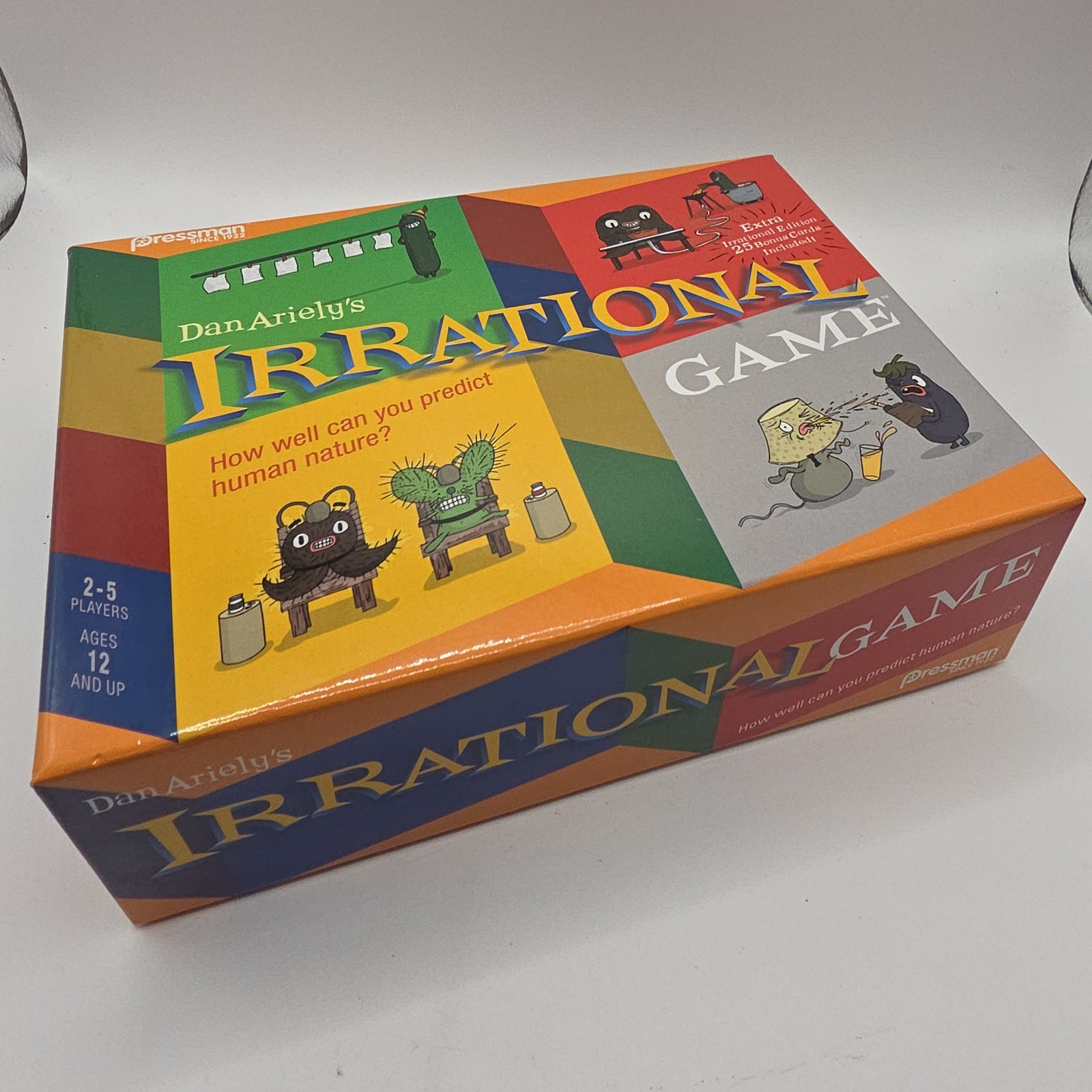 Dan Ariely’s Irrational Game Pressman 2016 Card Game New In Box